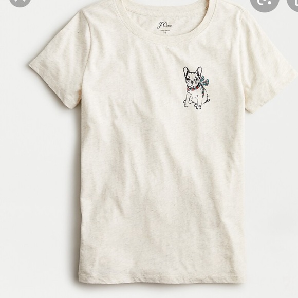 J. Crew Tops - J. Crew Frenchie Cotton Graphic T-Shirt